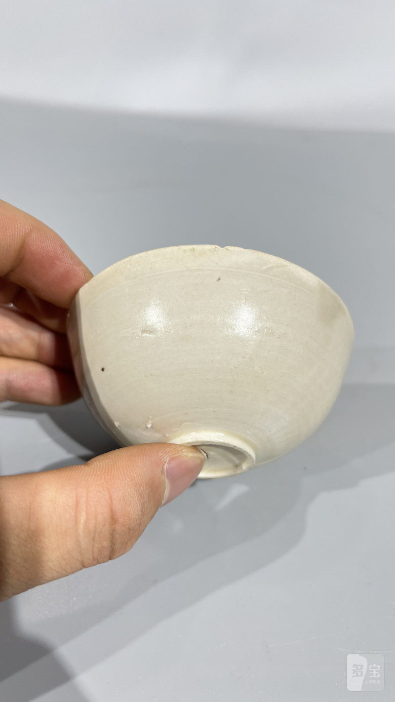 明 定白瓷小杯 - 图5